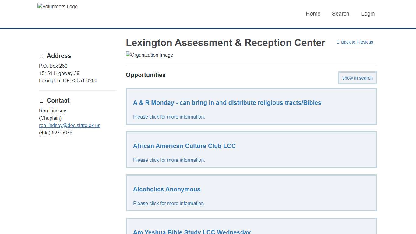 Organization Details